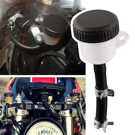 aftermarket motorcycle brake fluid reservoir.